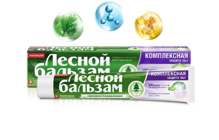 Εικόνα της Οδοντόκρεμα Λεσνόϊ μπαλζάμ «Ολοκληρωμένη προστασία» (75 ml) + Μαλακή οδοντόβουρτσα