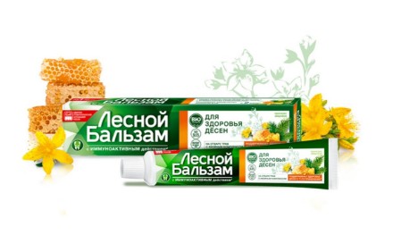 Изображение Зубная паста Лесной бальзам «Для здоровья десен» с прополисом 75 мл