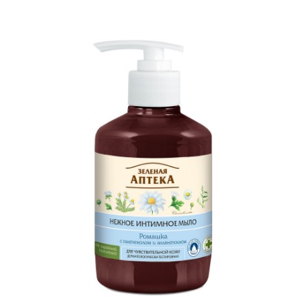 Εικόνα της Υγρό σαπούνι για την υγιεινή της ευαίσθητης περιοχής Πράσινο φαρμακείο «Χαμομήλι» 370 ml