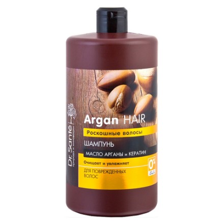 Εικόνα της Σαμπουάν για ταλαιπωρημένα μαλλιά «Dr. Sante Argan Hair» 1000 ml