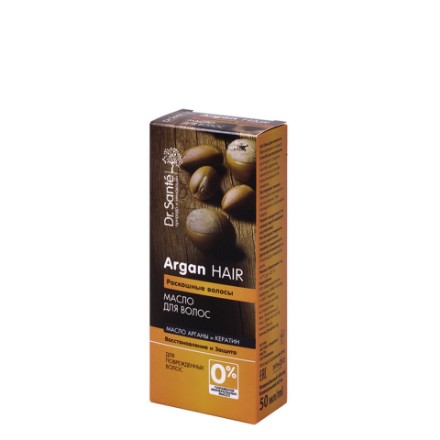 Изображение Масло для поврежденных волос «Dr. Sante Argan Hair» Роскошные волосы 50 мл