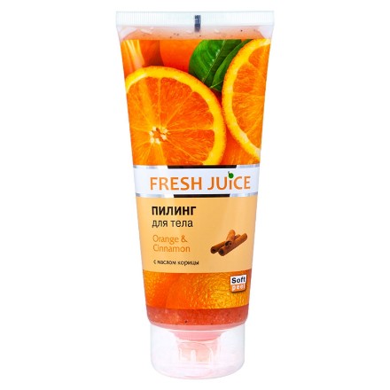 Εικόνα της Peeling σώματος Fresh Juice «Orange & Cinnamon» 200 ml
