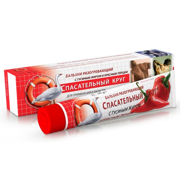 Изображение Бальзам разогревающий с гусиным жиром, корицей и красным перцем Dr. Retter, 45 г