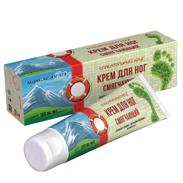 Изображение Крем для ног смягчающий с мумиё и чайным деревом Dr. Retter, 100 мл