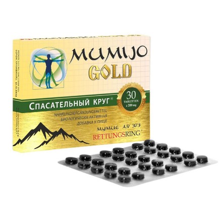 Изображение Мумие Gold 30 таблеток по 200 г