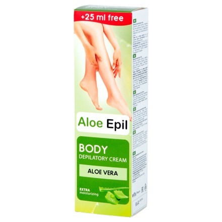 Εικόνα της Αποτριχωτική κρέμα σώματος «Aloe Epil» 125 ml