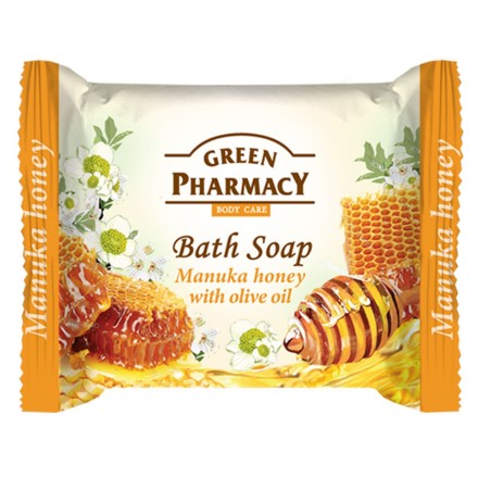 Εικόνα της Καλλυντικό σαπούνι με μέλι Manuka και ελαιόλαδο Green Pharmacy 100 g