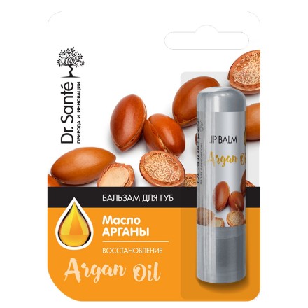 Εικόνα της Βάλσαμο χειλιών Dr. Sante με έλαιο Argan, 3,6 г