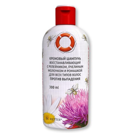 Изображение Кремовый шампунь против выпадения волос Dr. Retter, 300 мл