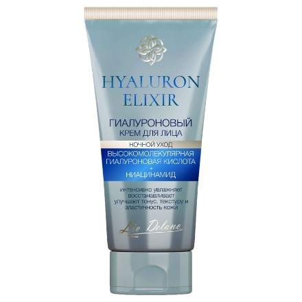 Изображение Гиалуроновый крем для лица ночной уход Hyaluron Elixir 50г