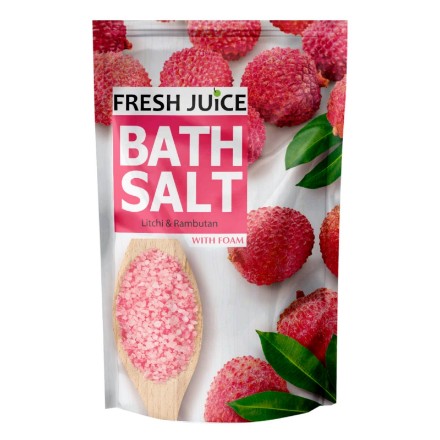 Изображение Соль для ванн FRESH JUICE с пеной «Litchi & Rambutan» 500 гр