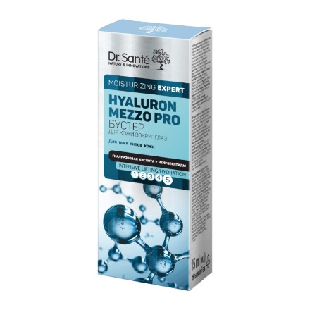 Εικόνα της Booster για το δέρμα γύρω από τα μάτια 35+  Dr. Sante Hyaluron Mezzo Pro 15 ml