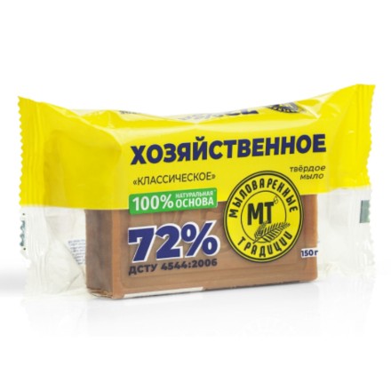 Изображение Хозяйственное мыло «Классическое» 72%, 200 г