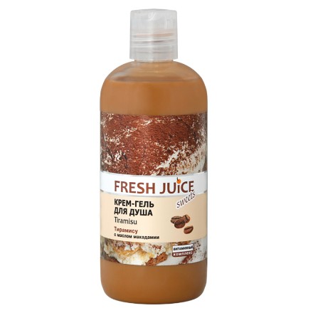 Εικόνα της Αφρόλουτρο - τζελ Fresh Juice «Tiramisu» 500 ml