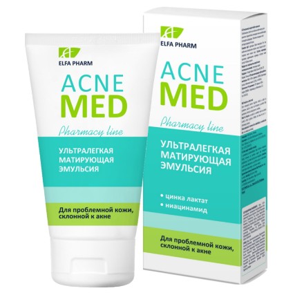 Εικόνα της Acne Med Ultra Light Mattifying Emulsion 40 ml