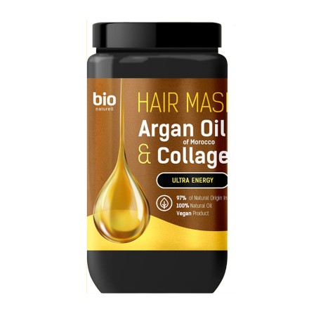 Изображение Маска Bio Naturell для всех типов волос «Argan Oil of Morocco & Collagen» 946 мл