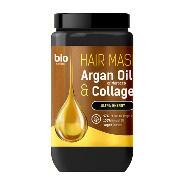 Изображение Маска Bio Naturell для всех типов волос «Argan Oil of Morocco & Collagen» 946 мл