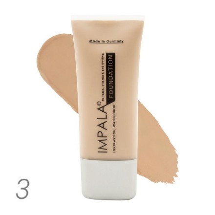 Εικόνα της Αδιάβροχο foundation IMPALA Collagen №3 30 ml