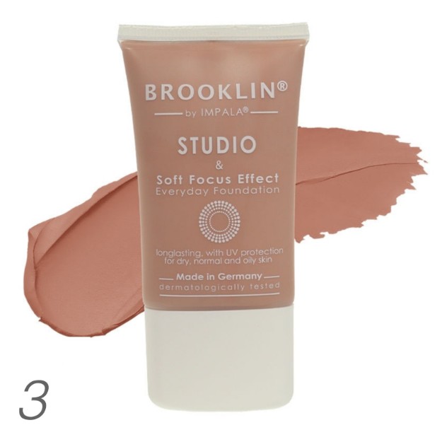 Изображение Tональный крем IMPALA BROOKLIN STUDIO & Soft Focus Effect Foundation №3 30 ml