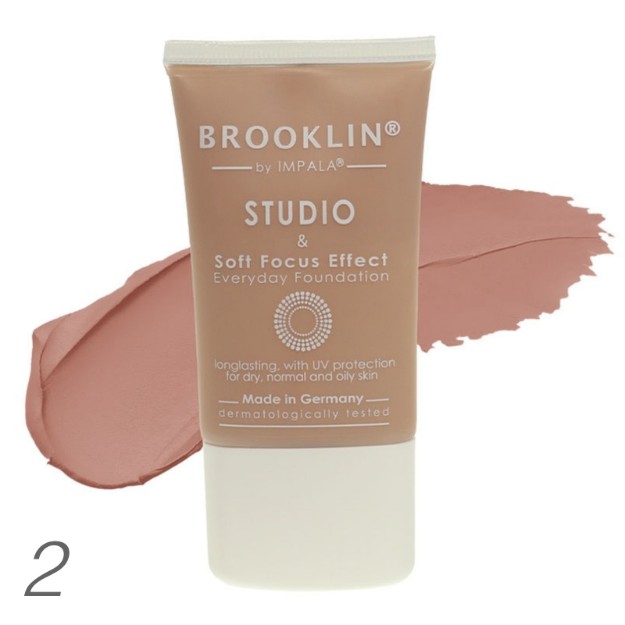 Изображение Tональный крем IMPALA BROOKLIN STUDIO & Soft Focus Effect Foundation №2 30 ml