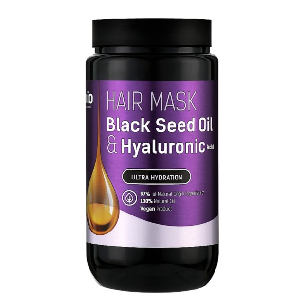 Picture of Μάσκα Bio Naturell για όλους τους τύπους μαλλιών «Black Seed Oil & Hyaluronic Acid» 946 ml