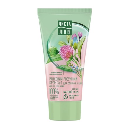 Изображение Утренний крем для лица и шеи 3в1 Pure Line, 50 мл