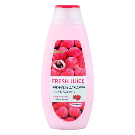 Εικόνα της Αφρόλουτρο - τζελ Fresh Juice «Litchi & Raspberry» 400 ml