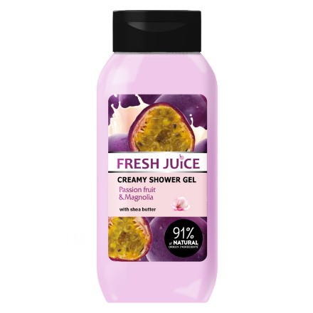 Εικόνα της Κρεμώδες αφρόλουτρο Fresh Juice με μαρακούγια & μανόλια, 400 ml