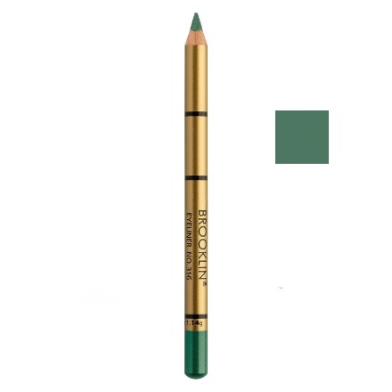 Изображение Карандаш для глаз BROOKLIN водоустойчивый № 316 Green Emerald