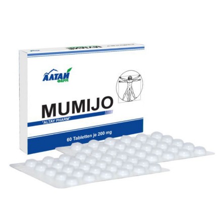 Εικόνα της Mumie Altai Pharm Βιολογικό συμπλήρωμα διατροφής 60 δισκία των 200 mg