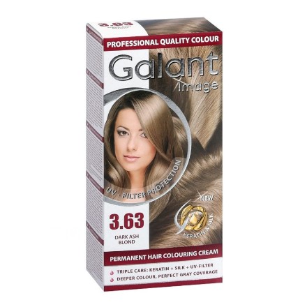 Εικόνα της Βαφή για μαλλιά Galant 3.63 Dark Ash Blond