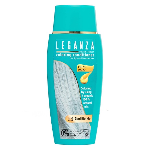Изображение Тонирующий бальзам для волос Leganza тон 93 Холодный блонд 150 мл