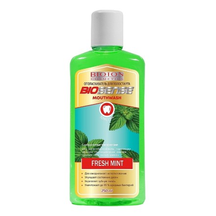 Εικόνα της Στοματικό διάλυμα Biosense Fresh Mint 250 ml