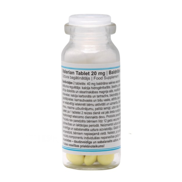 Picture of Βιολογικά ενεργό συμπλήρωμα διατροφής βαλεριάνα, 50 κάψουλες των 20 mg