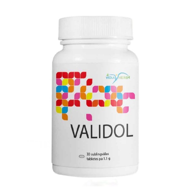 Picture of Validol, βιολογικά ενεργό συμπλήρωμα 30 δισκία των 1,1 g