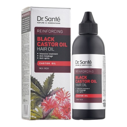 Εικόνα της Λάδι μαλλιών Dr. Sante «Black Castor Oil» 250 ml