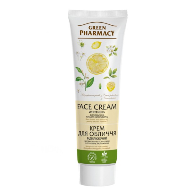 Picture of Λευκαντική κρέμα προσώπου Green Pharmacy, 100 ml