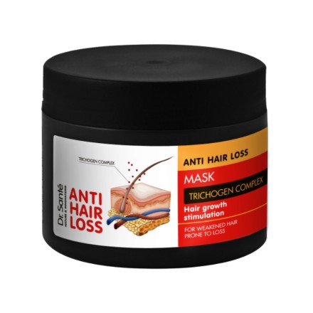 Εικόνα της Μάσκα μαλλιών Dr. Sante Anti Hair Loss για αδύναμα και με τάση τριχόπτωσης μαλλιά, 300 ml
