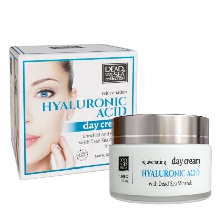 Изображение Омолаживающий дневной крем для лица DSC с гиалуроновой кислотой и минералами Мёртвого моря, 50 мл