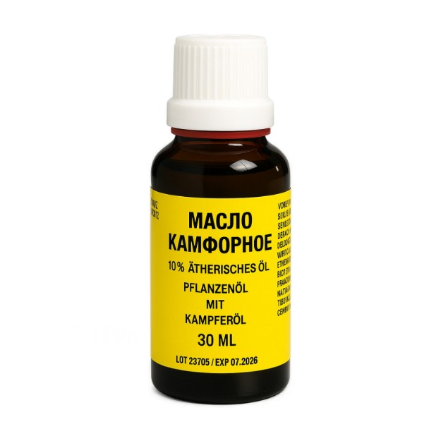 Изображение Камфорное масло 10% DR. Retter, 30 мл