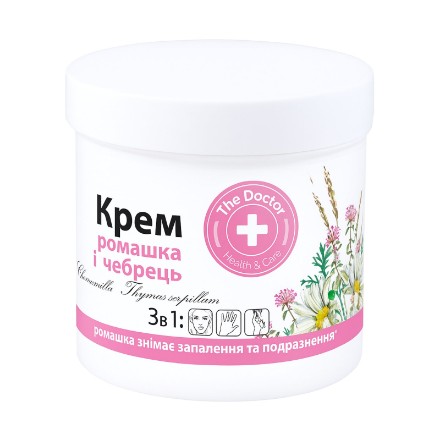 Изображение Крем для лица и тела The Doctor с ромашкой и чабрецом, 250 мл