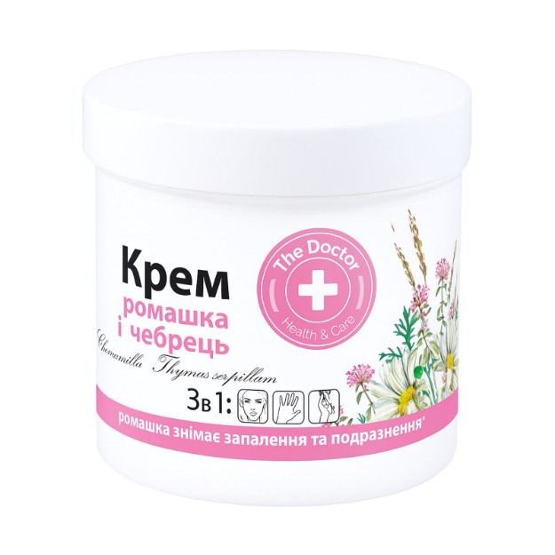 Изображение Крем для лица и тела The Doctor с ромашкой и чабрецом, 250 мл