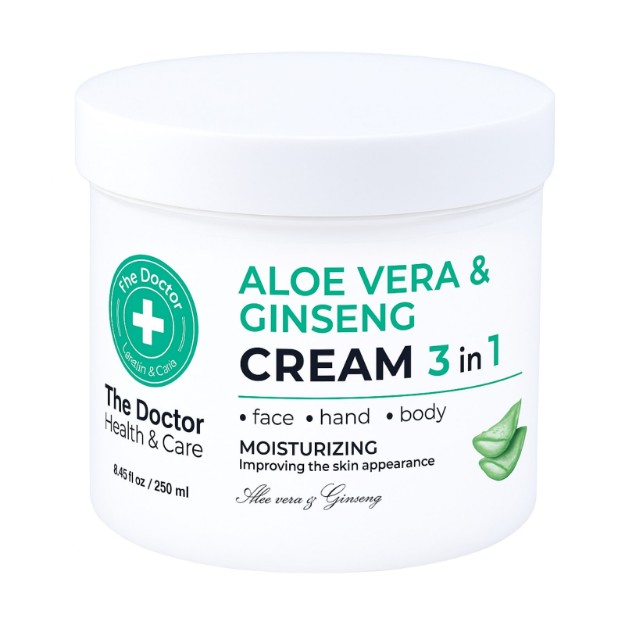 Picture of Κρέμα προσώπου και σώματος The Doctor με αλόη και τζίνσενγκ, 250 ml
