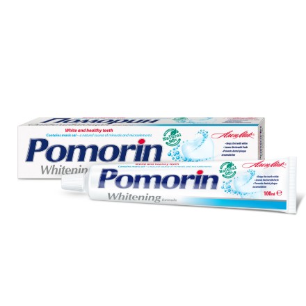 Εικόνα της Οδοντόκρεμα Pomorin Whitening Formula με θαλάσσια άλατα, 100 ml
