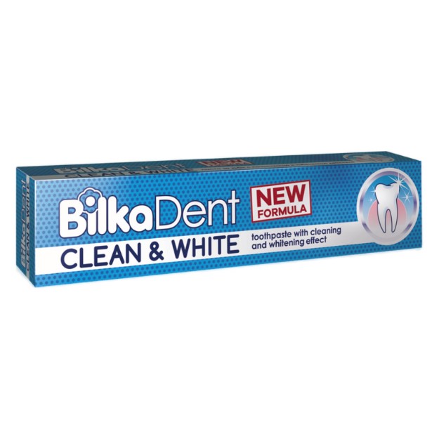 Изображение Зубная паста BilkaDent Clean & White для естественного отбеливания, 75 мл