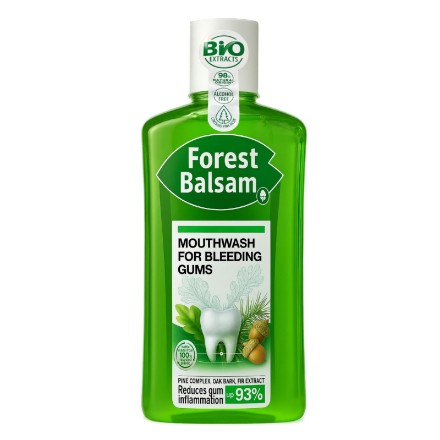 Εικόνα της Στοματικό διάλυμα Forest Balm με φλοιό δρυός και έλατη, 500 ml
