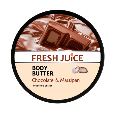 Εικόνα της Κρέμα–βούτυρο σώματος Fresh Juice με σοκολάτα και βούτυρο καριτέ, 225 ml