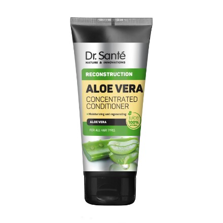 Εικόνα της Μαλακτική κρέμα μαλλιών Dr. Sante Aloe Vera για αναδόμηση & ενδυνάμωση, 200 ml