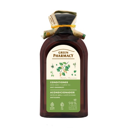 Εικόνα της Μαλακτική κρέμα μαλλιών Green Pharmacy  κατά της πιτυρίδας, 300 ml