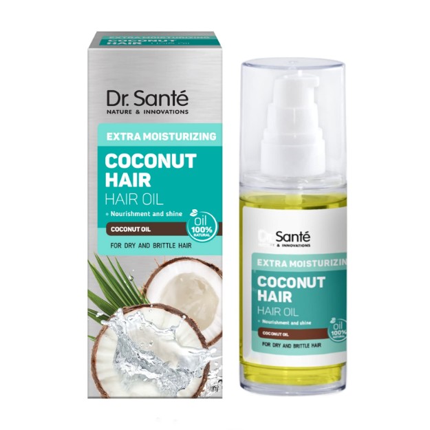 Picture of Λάδι για ξηρά και εύθραυστα μαλλιά Dr. Sante Coconut Hair «Έξτρα ενυδάτωση», 50 ml